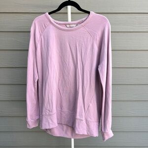 Athleta Pink Long Sleeve Athleisure Top Size Small